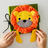 Lucky Lion felt quiet book for toddlers