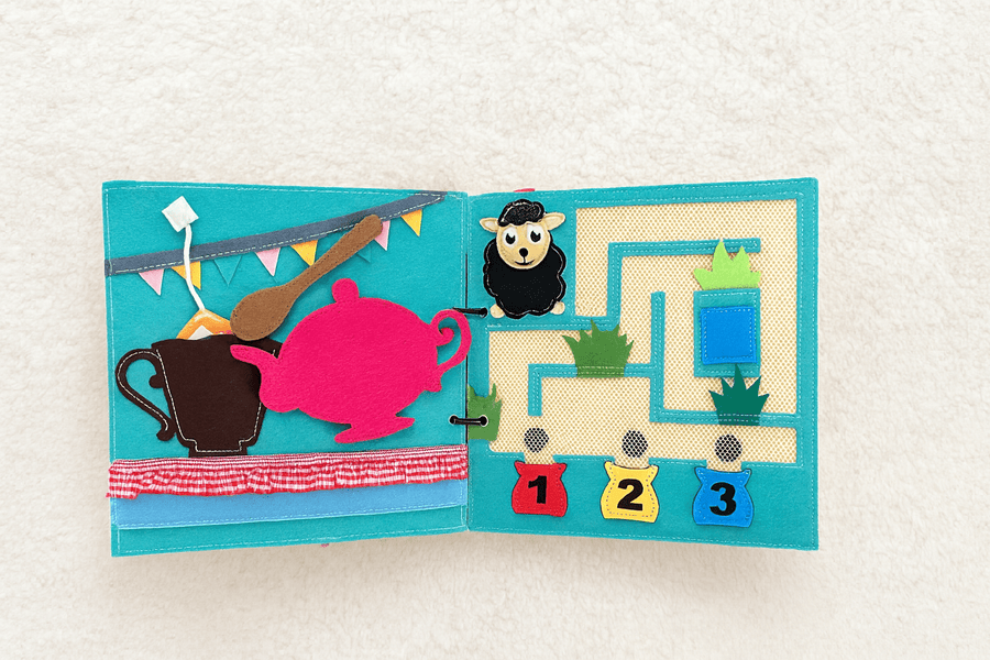 Little Lamb - Nursery Rhyme Busy Book - Wondertivity