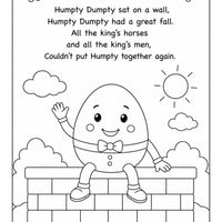 My Wondertivity Colouring Book & Nursery Rhyme Lyrics DIGITAL DOWNLOAD - Wondertivity